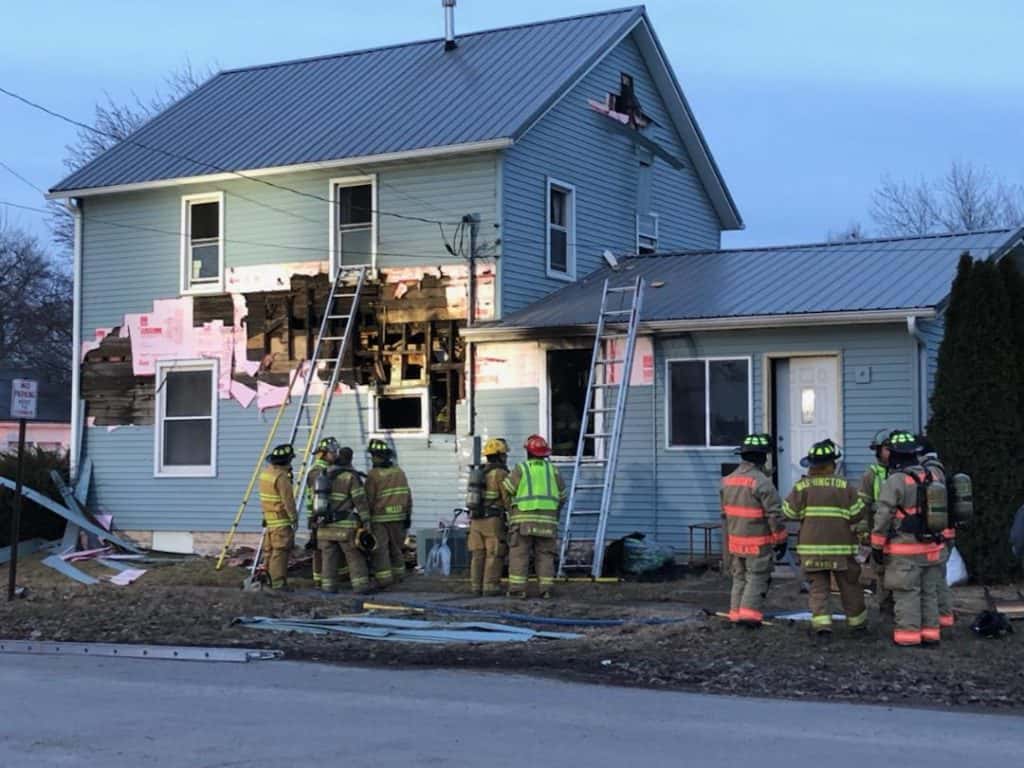 BREAKING NEWS House Catches Fire in Washington KCII Radio The One to Count On