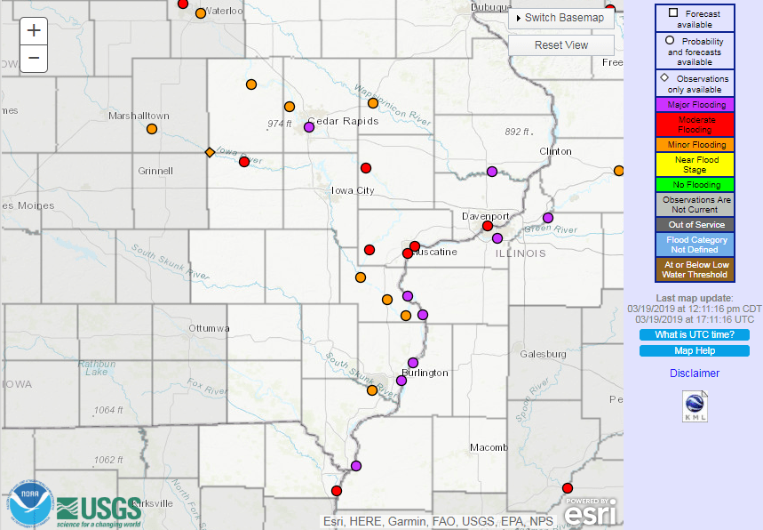 Flooding Continues, Keokuk County USDA Office Closed | KCII Radio - The ...