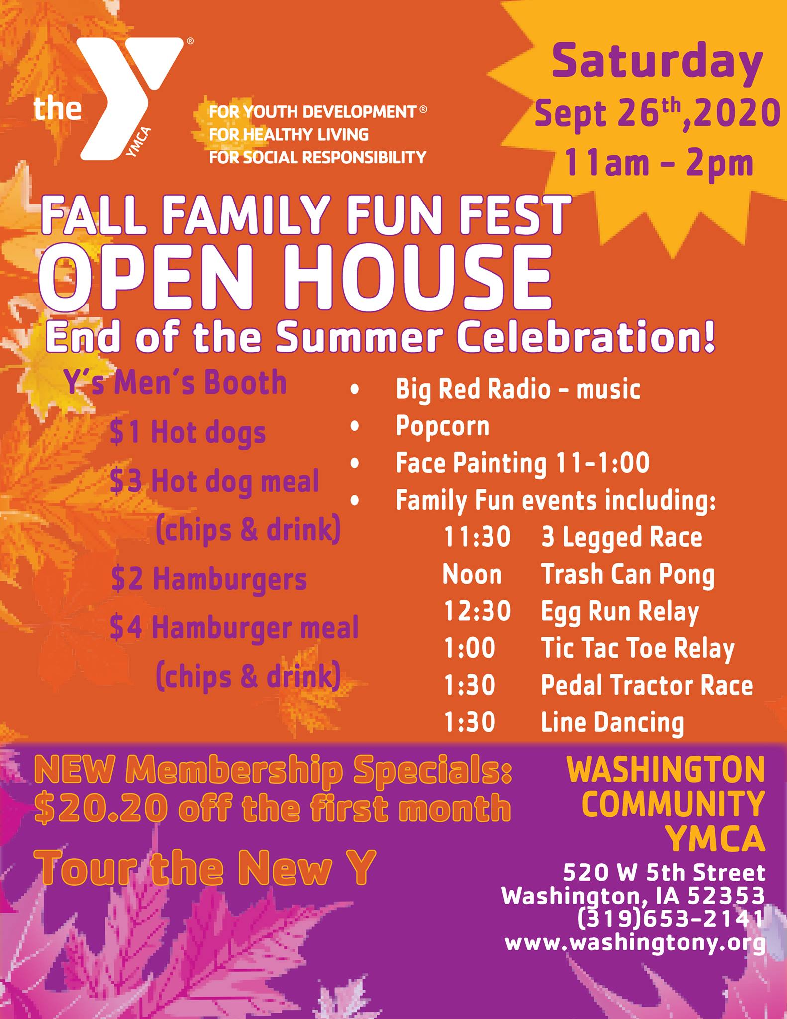 YMCA Fall Family Fun Fest KCII Radio The One to Count On