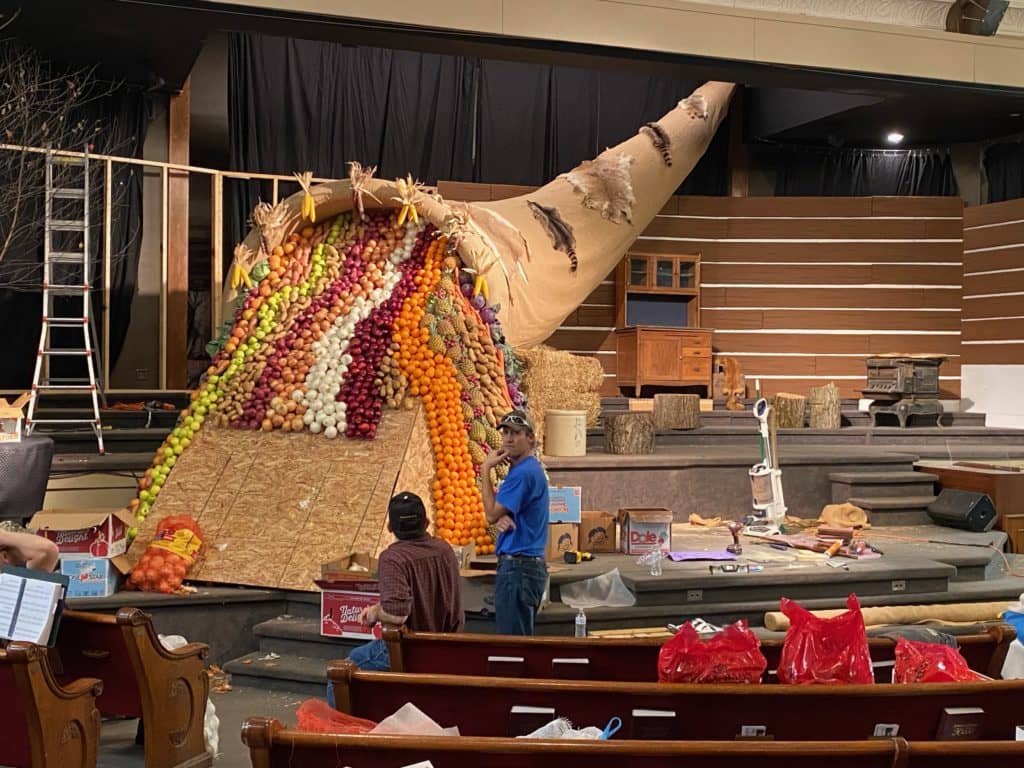 World's Largest Cornucopia Display at Marion Avenue Baptist Church