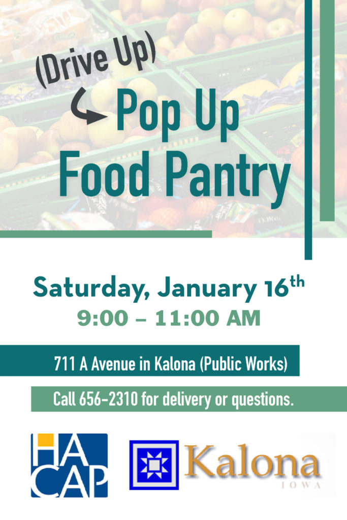 Next Kalona "Pop Up Pantry" This Saturday | KCII Radio - Vimarsana News