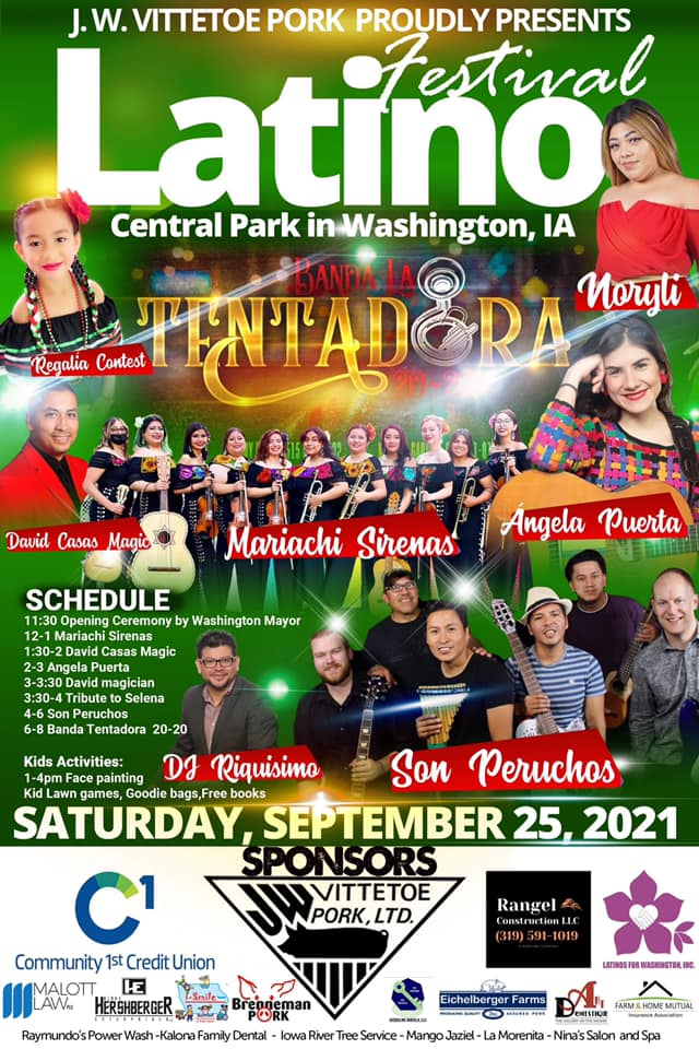 Washington Latino Festival, Free Mobile Vaccine Clinic this Saturday | KCII  Radio - The One to Count On