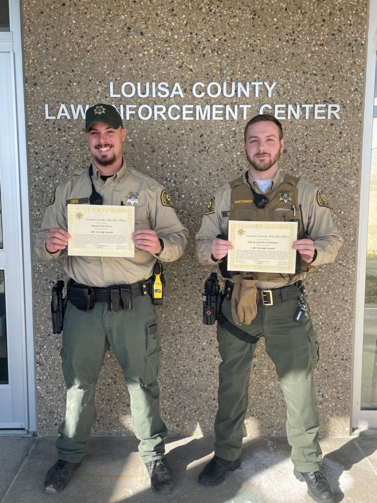 Two Heroes Honored For Saving Lives in Louisa County - Vimarsana News