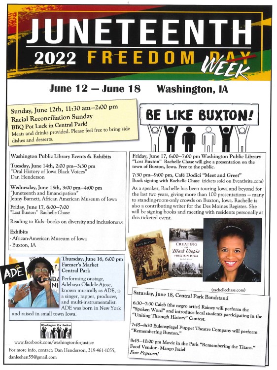 juneteenth-2022-week-schedule