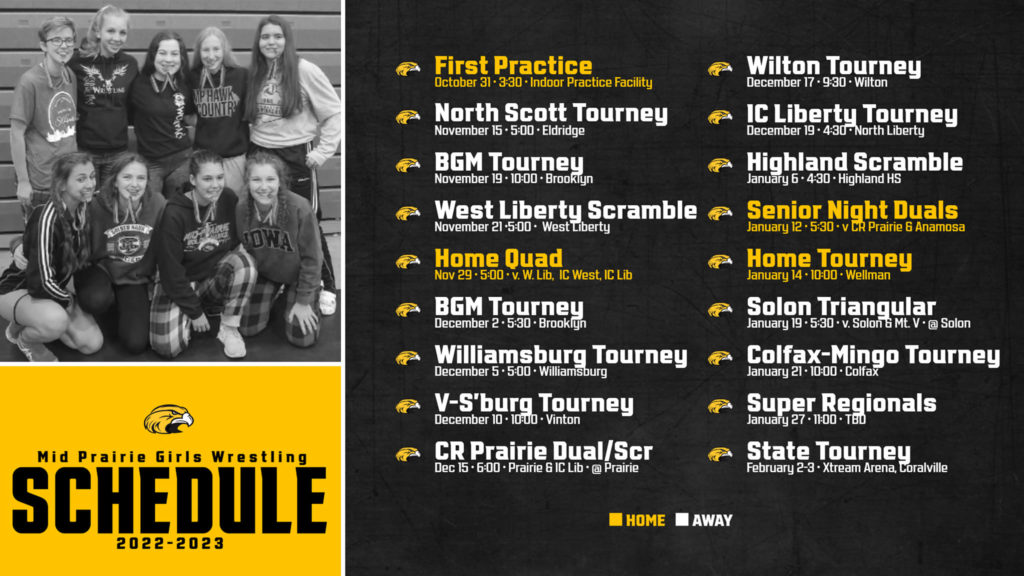 Golden Hawk Girls Grapplers Start Season at North Scott - Vimarsana News