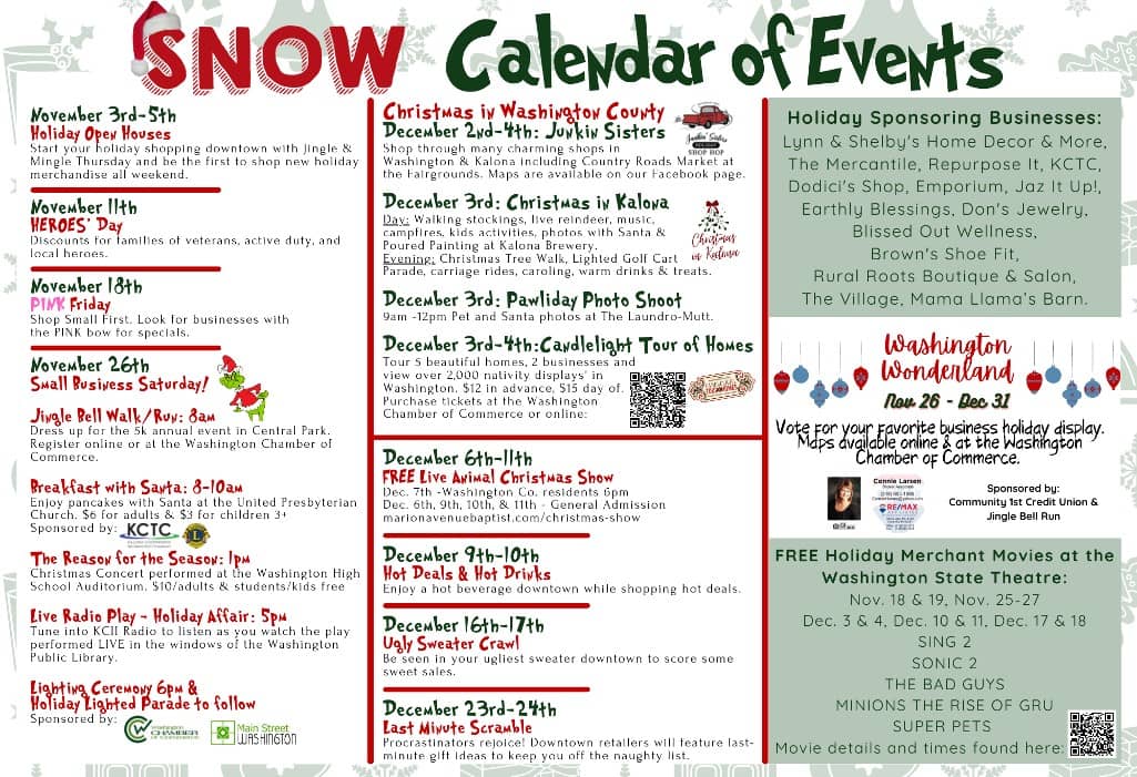 Event Calendar - Visit Washington County