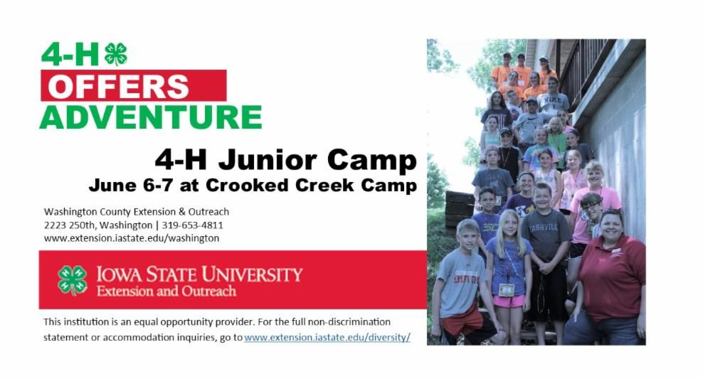 4-H Junior Camp Open for Registration | KCII Radio - The One to Count On