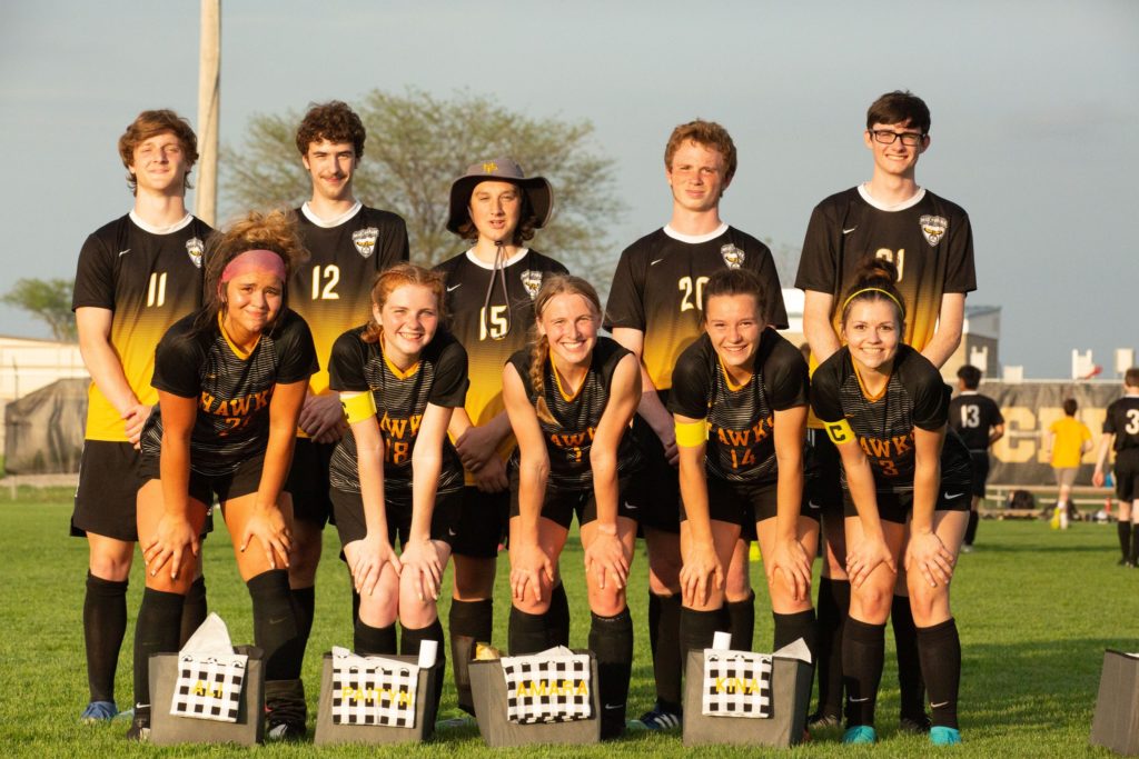 Golden Hawks Celebrate Seniors Friday with Sweep of Comets; Jones and Ford Have Hat Tricks - Vimarsana News