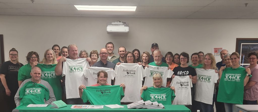 Seven Hundred 4-H Fair T-shirts Distributed - Vimarsana News
