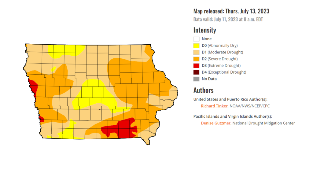 Southeast Iowa Drought Outlook Remains Unchanged In Last Week - Vimarsana News