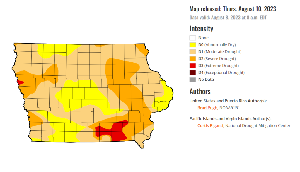 Southeast Iowa Drought Outlook: Recent Rain Makes Little Improvement - Vimarsana News