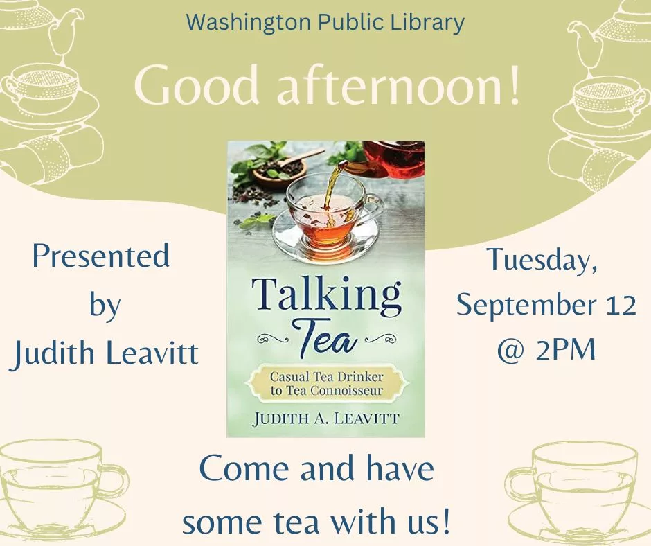 Talking Tea With Judith Leavitt at Washington Public Library - Vimarsana News