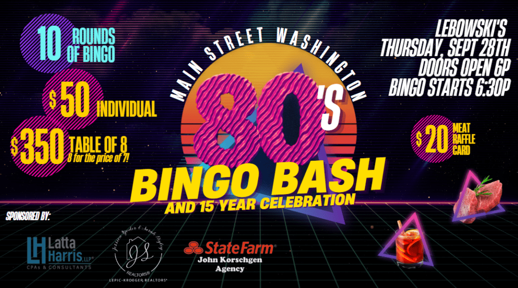 Main Street Wash Bingo Bash - Vimarsana News