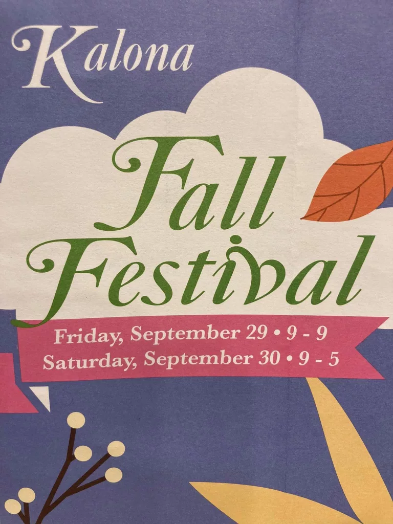 Kalona Fall Festival Kicks Off Friday - Vimarsana News