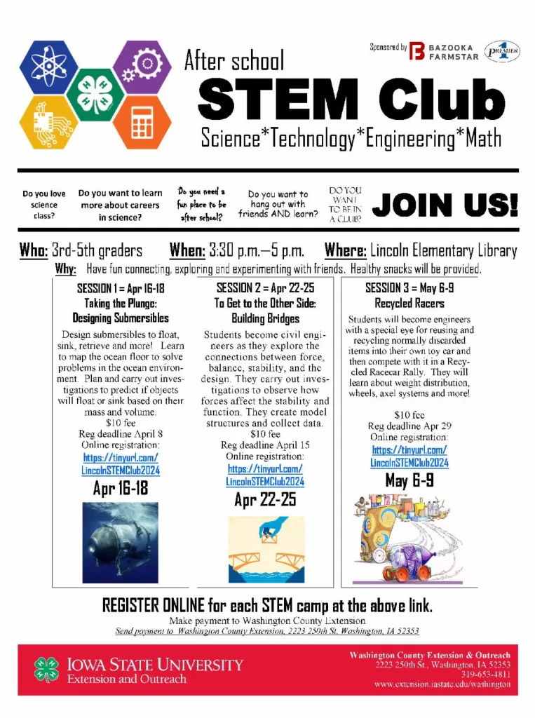 New Afterschool STEM Clubs at Lincoln Elementary - Vimarsana News