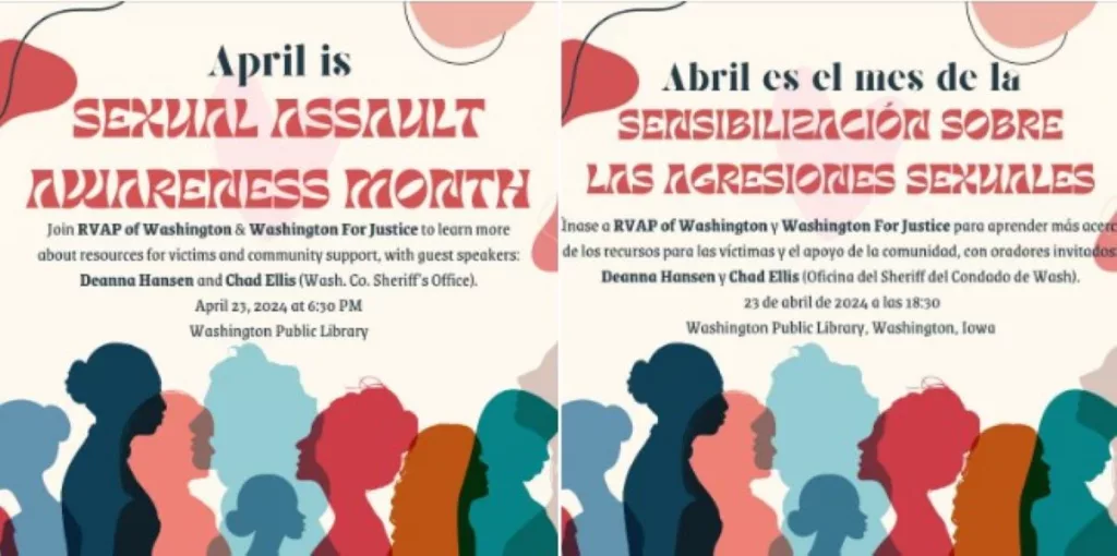 Sexual Assault Awareness Program at Washington Public Library - Vimarsana News
