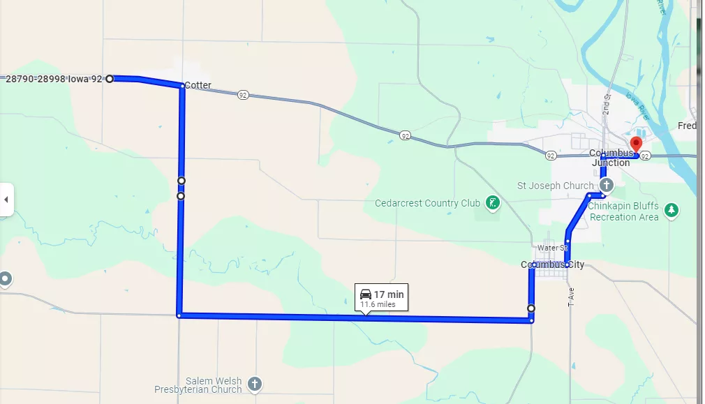 columbus-junction-detour
