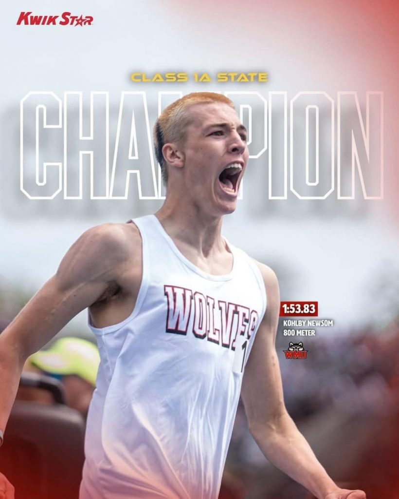KCII Top 10 Area High School Sports Stories of '24-'25: #1 – WMU's Newsom Runs to Glory