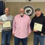 Don Moeller – County Road Department Richard Young – Board of Supervisors Chair Rob Johnson – County Road Department Moeller and Johnson both recognized for 25 years of service to Washington County
