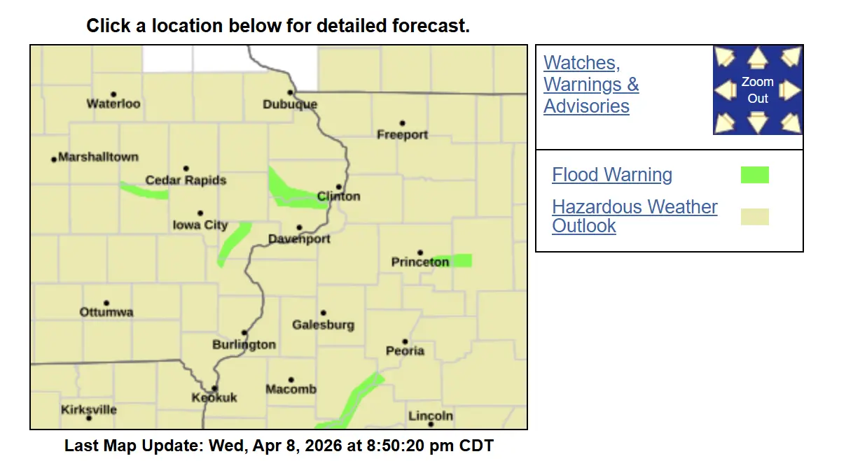 Flood Warnings Issued for Multiple Counties by NWS | KCII Radio - The ...