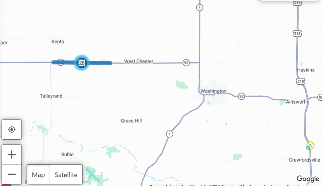 Highway 92 Construction Begins Today Near West Chester