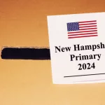 United states political New Hampshire state election vote (concept).