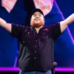 Luke Combs performs live at ao arena manchester uk. Manchester^ United Kingdom^ 17th october 2023