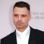 Sebastian Stan attends the EE British Academy Film Awards 2022 at Royal Albert Hall in London^ England. London^ United Kingdom - March 13^ 2022