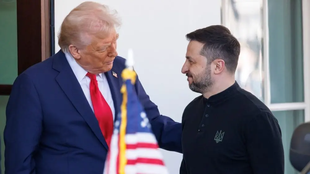 President Donald Trump welcomes Ukrainian President Volodymyr Zelenskyy to the White House. WASHINGTON – Feb. 28^ 2025