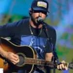 Riley Green performs in Hollywood^ Florida on November 14^ 2024. The performance was part of Audacy’s Stars and Strings benefit concert.