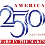 250 years celebration^ US anniversary^ Independence Day of America horizontal banner.