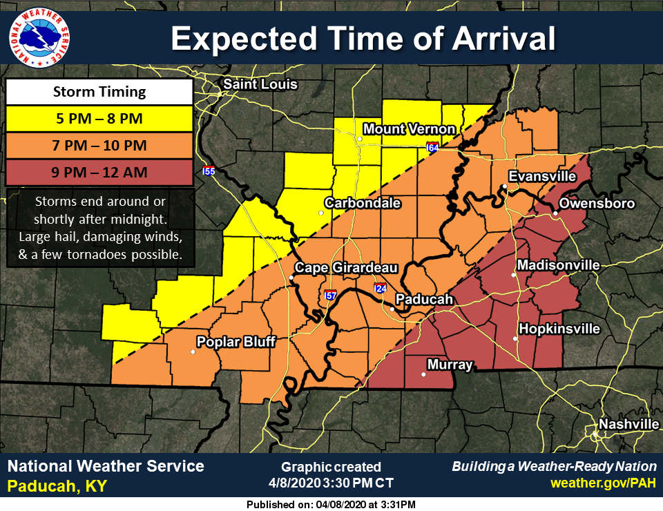 Severe Storms Possible Tonight | WPKY 103.3 FM - 1580 AM