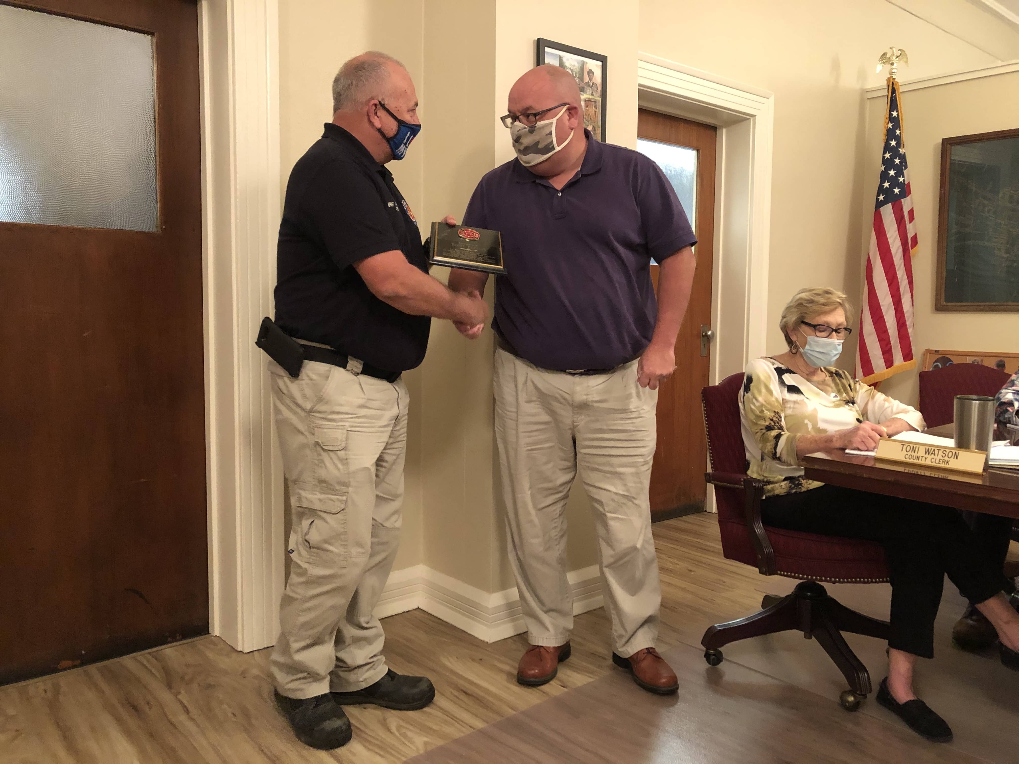 Princeton Fire Chief Recognized by Caldwell County Fiscal ...