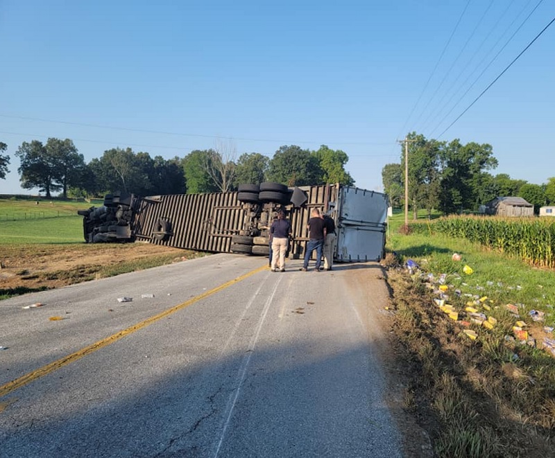 KY 139 In Caldwell County Reopens After Semi Wreck WPKY