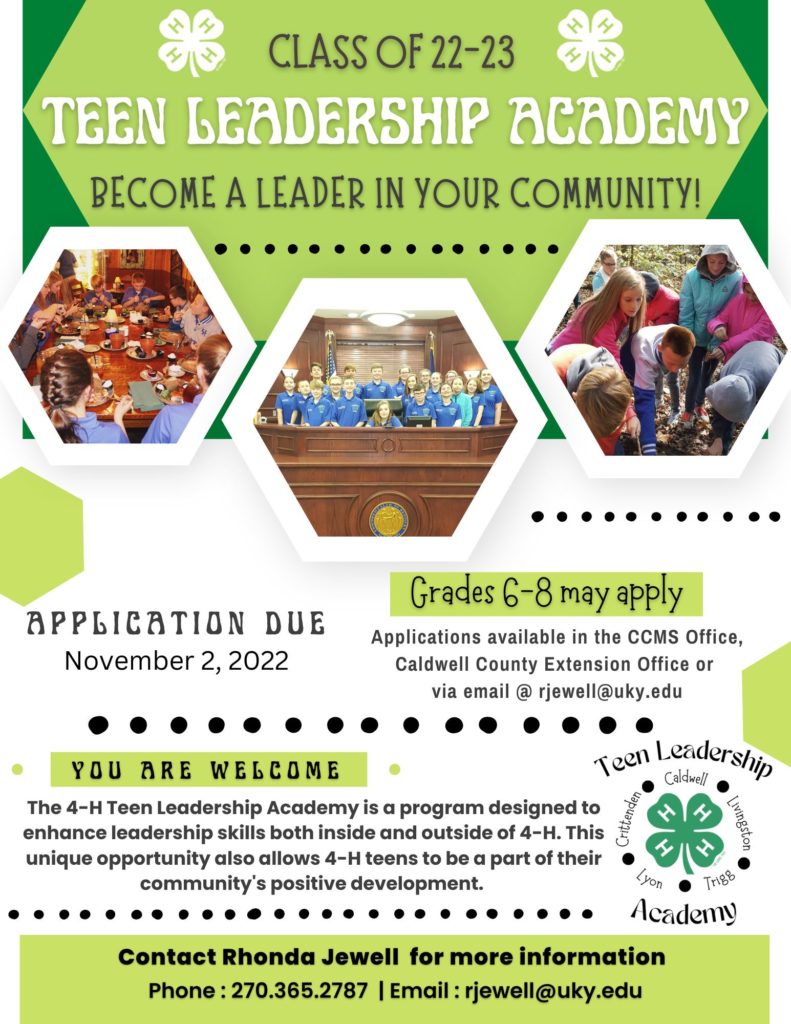 4H Teen Leadership Academy WPKY 103.3 FM 1580 AM