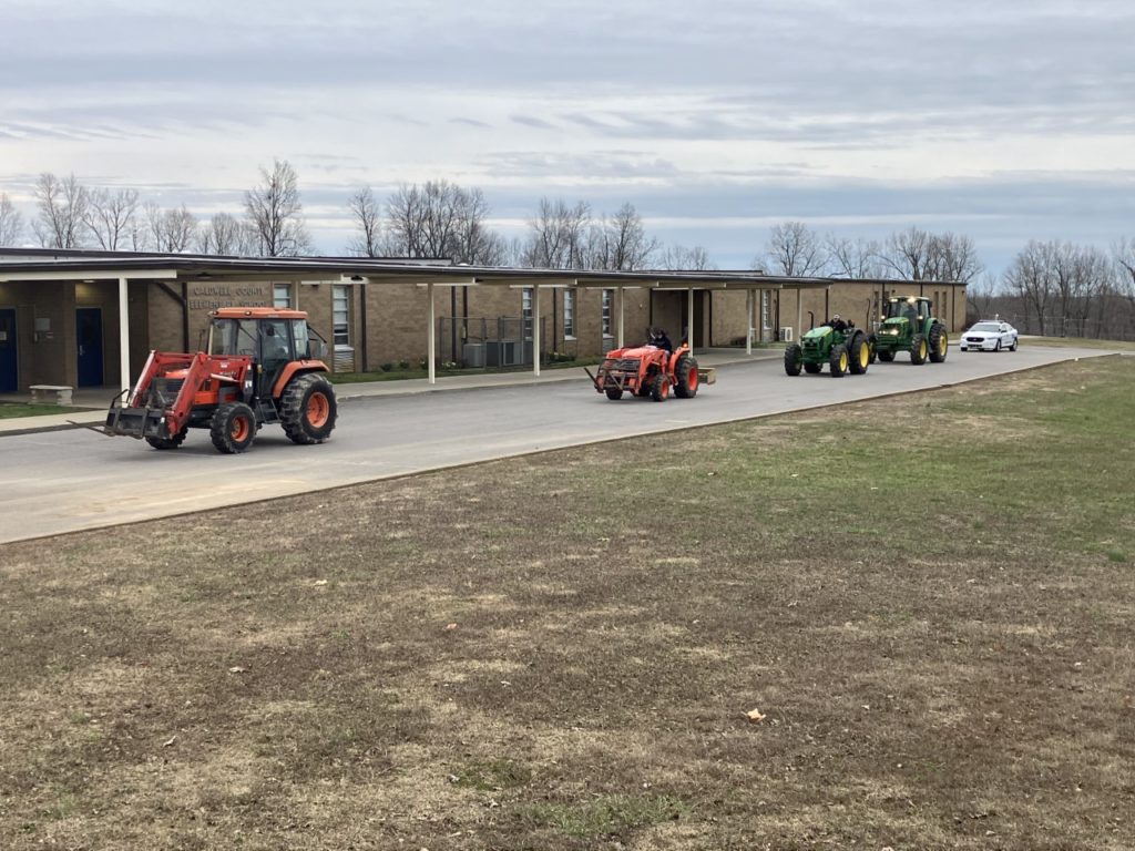 Caldwell FFA Members Drive Tractors to School (w/PHOTOS) WPKY 103.3