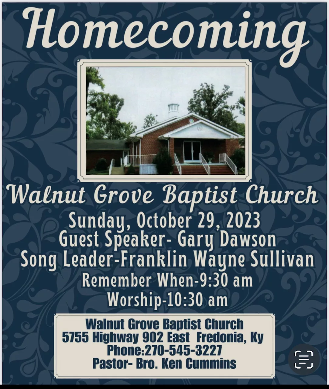Walnut Grove Baptist Church WPKY 103.3 FM 1580 AM