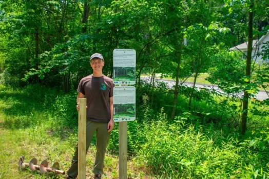 jacob_diljak_forest_sign_trail_signage_installation_van_buren_state_trail_south_haven_charter_township_7_14_2025_-768x51238547-1
