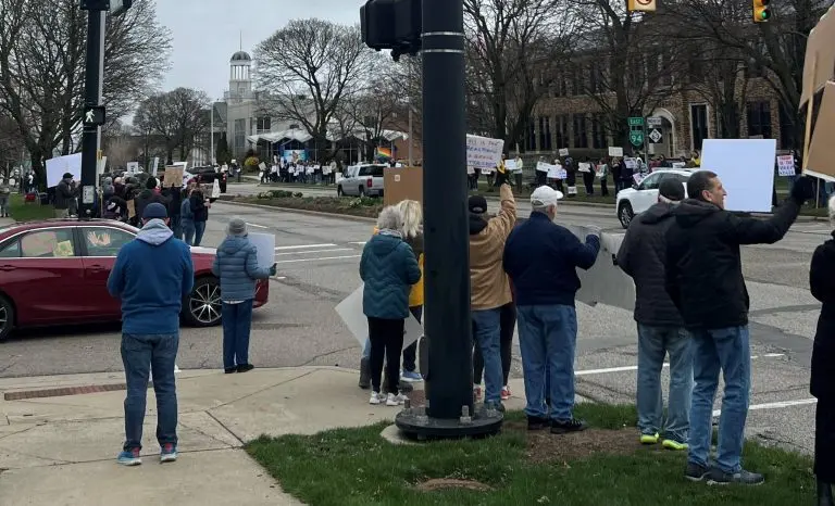 Hands Off! protest