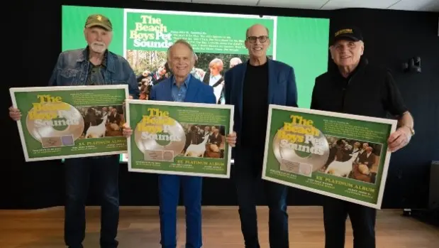 The Beach Boys' 'Pet Sounds' certified double Platinum ahead of