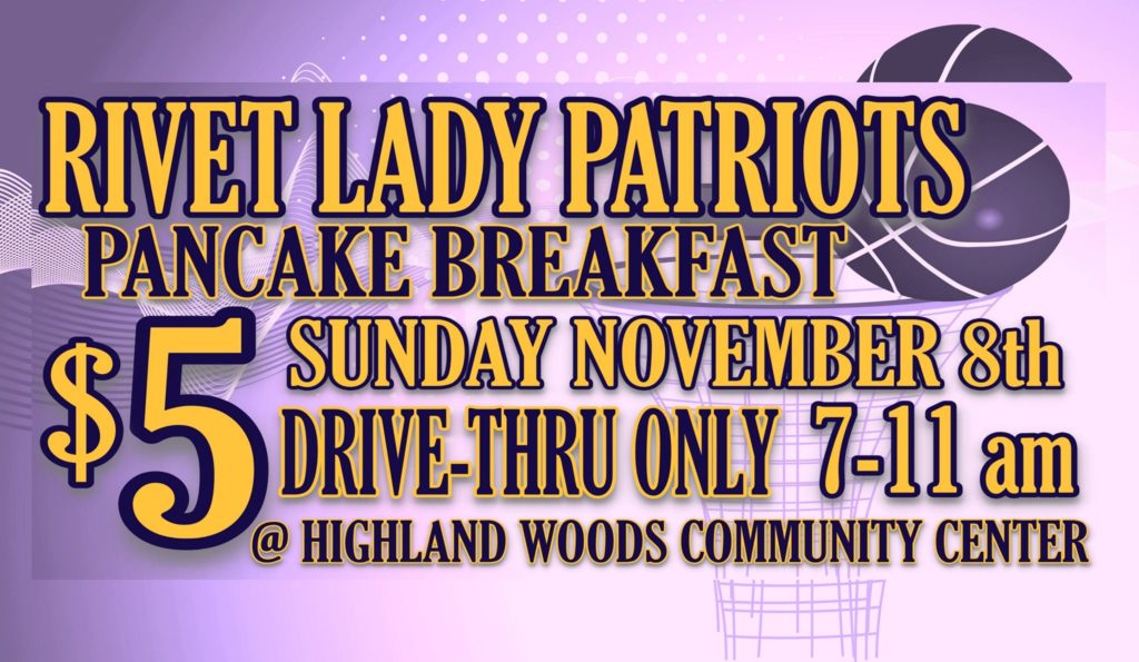 Rivet Lady Patriots Pancake Breakfast Blazer 91.1 WVUB