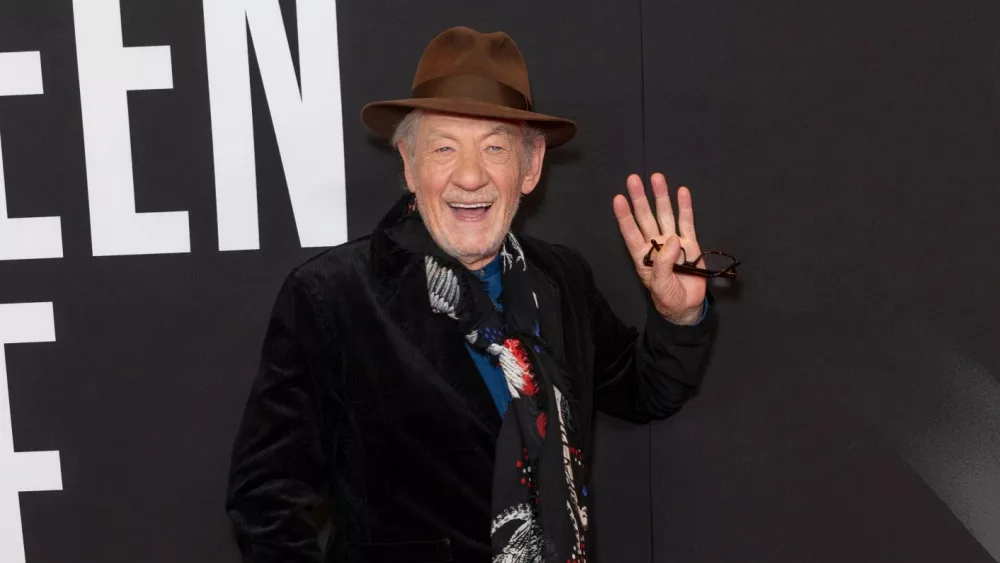 Sir Ian McKellen attends The Good Liar premiere at 787 7th Avenue in Manhattan. New York^ NY - November 6^ 2019