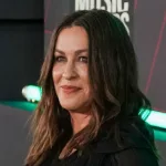 Alanis Morissette attends the 2023 CMT Music Awards at Moody Center on April 2^ 2023 in Austin^ Texas.