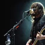 Vocalist/Guitarist Shaun Morgan of the Heavy Metal band Seether performs in concert October 5^ 2011 at the Comfort Dental Amphitheater in Denver^ CO.