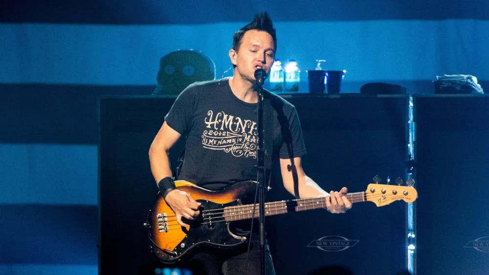 Mark Hoppus of Blink-182 at Mohegan Sun Casino. Uncasville^ Connecticut - September 8 2013