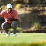 Tiger Woods of United States in action during Round 1 of the 2024 PGA Championship at Valhalla Golf Club on May 16^ 2024 in Louisville^ Kentucky.