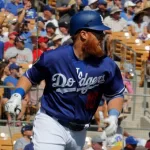 Justin Turner shortstop for the Los Angles Dodgers at Camelback Ranch -Glendale in Phoenix^ AZ USA March 12^2018.