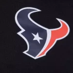 The Logo of Houston Texans on black background.