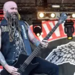 Bass guitarist Chris Kael of Five Finger Death Punch during performance at festival Rock for People in Hradec Kralove^ Czech republic^ July 4^ 2016.