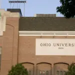 Football stadium at Ohio University^ home of the Bobcats ATHENS^ OHIO-SEPTEMBER 25^ 2008